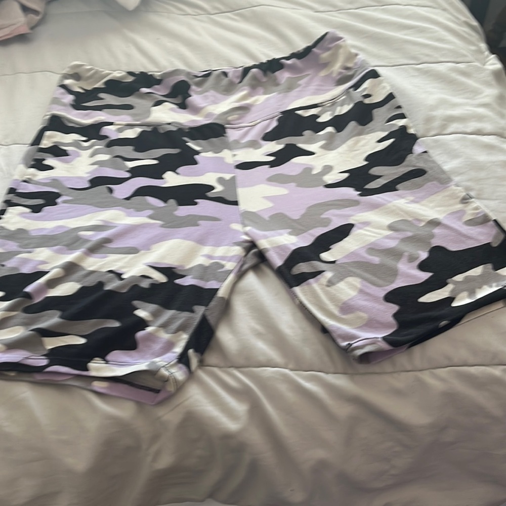 Purple Camo Shorts